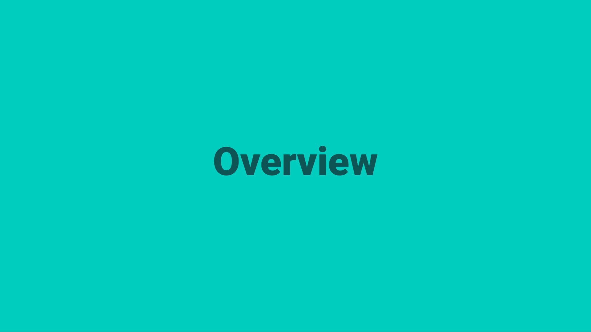 overview | Deliveroo