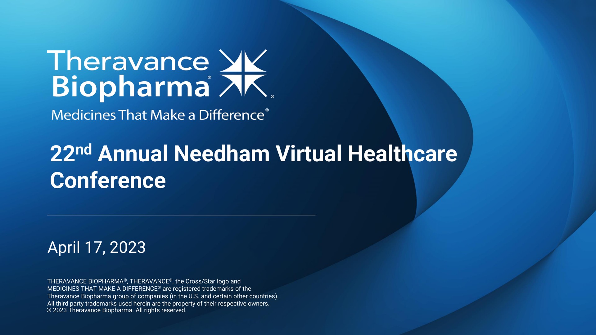 annual needham virtual conference | Theravance Biopharma