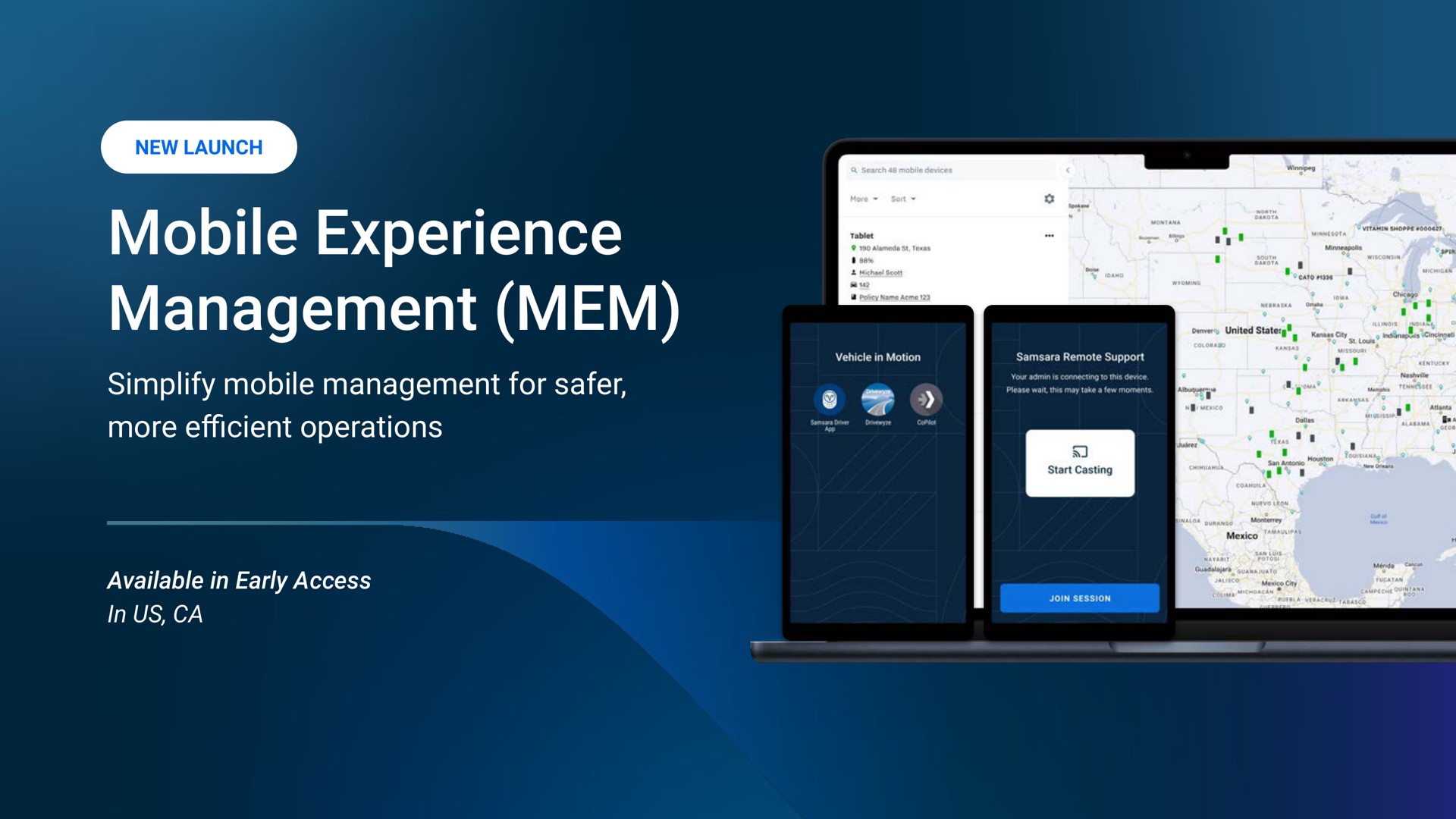mobile experience management mem | Samsara