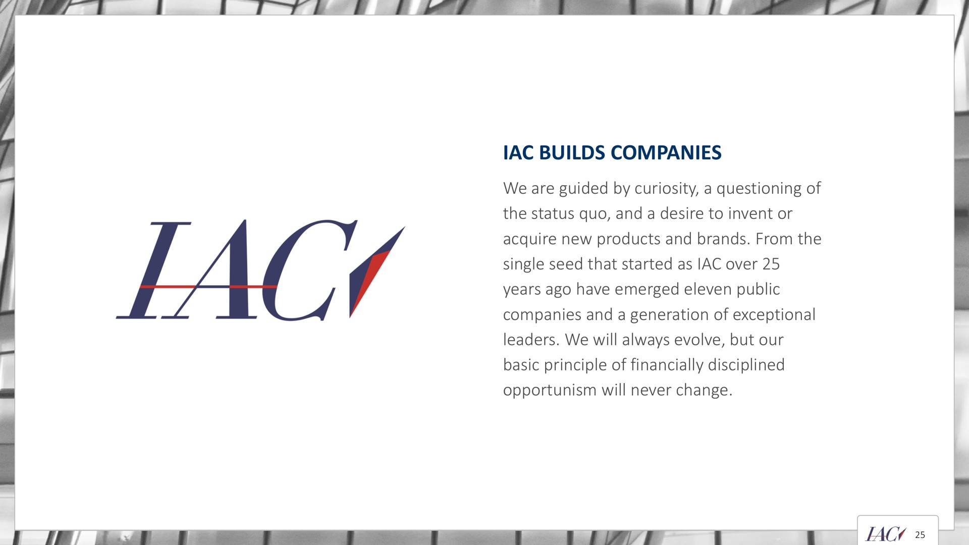 builds companies i if | IAC