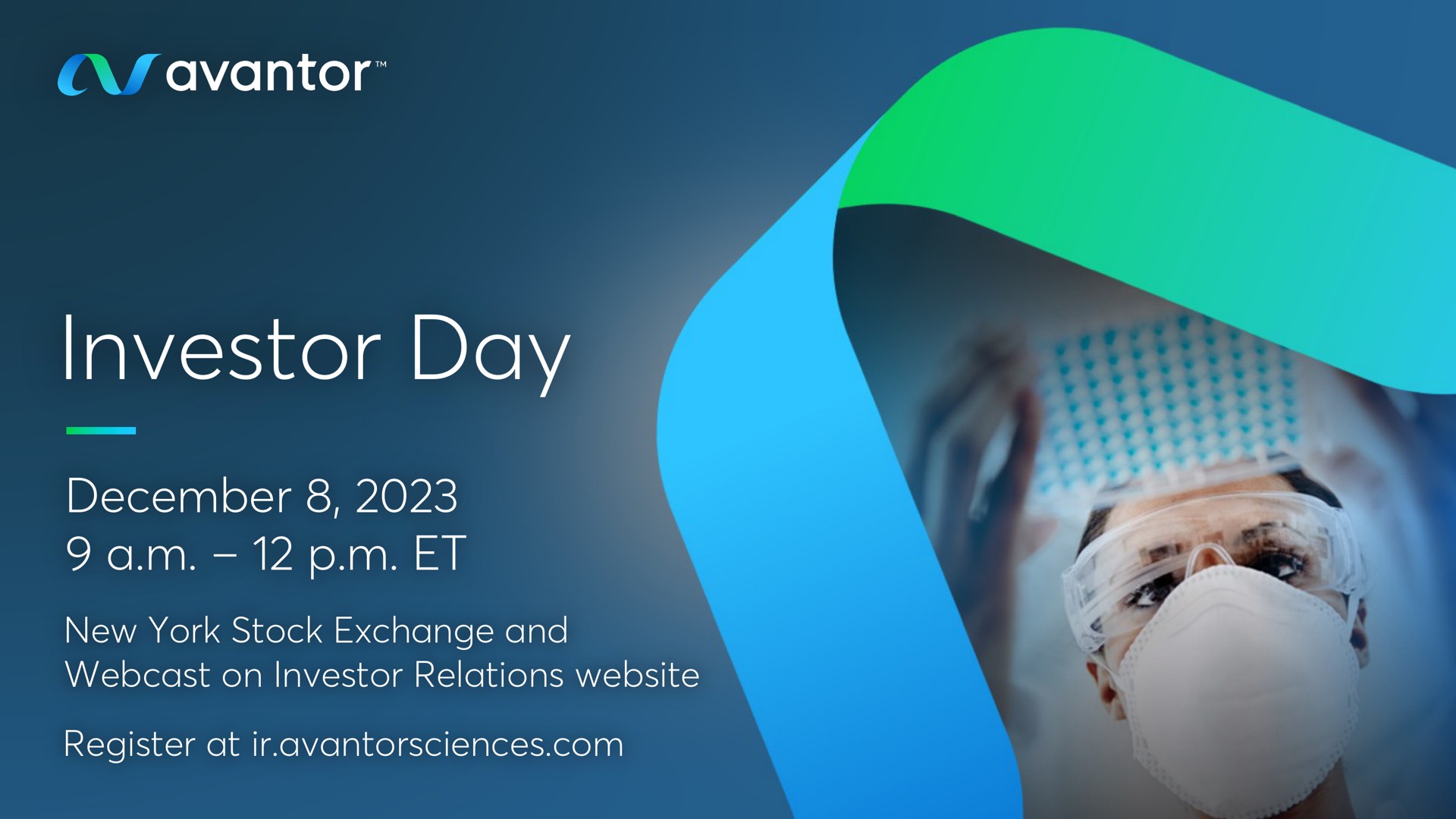 investor day a new york stock exchange and on investor relations register at wear | Avantor