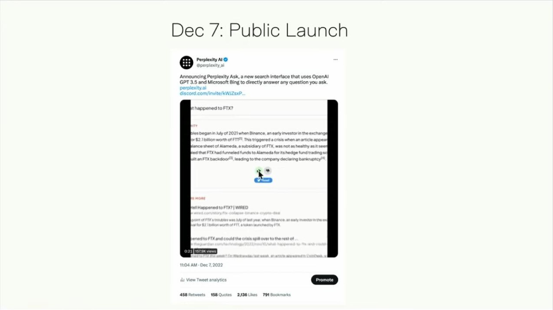 public launch | Perplexity AI