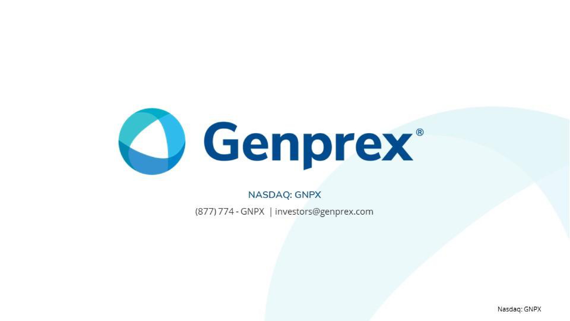  | Genprex
