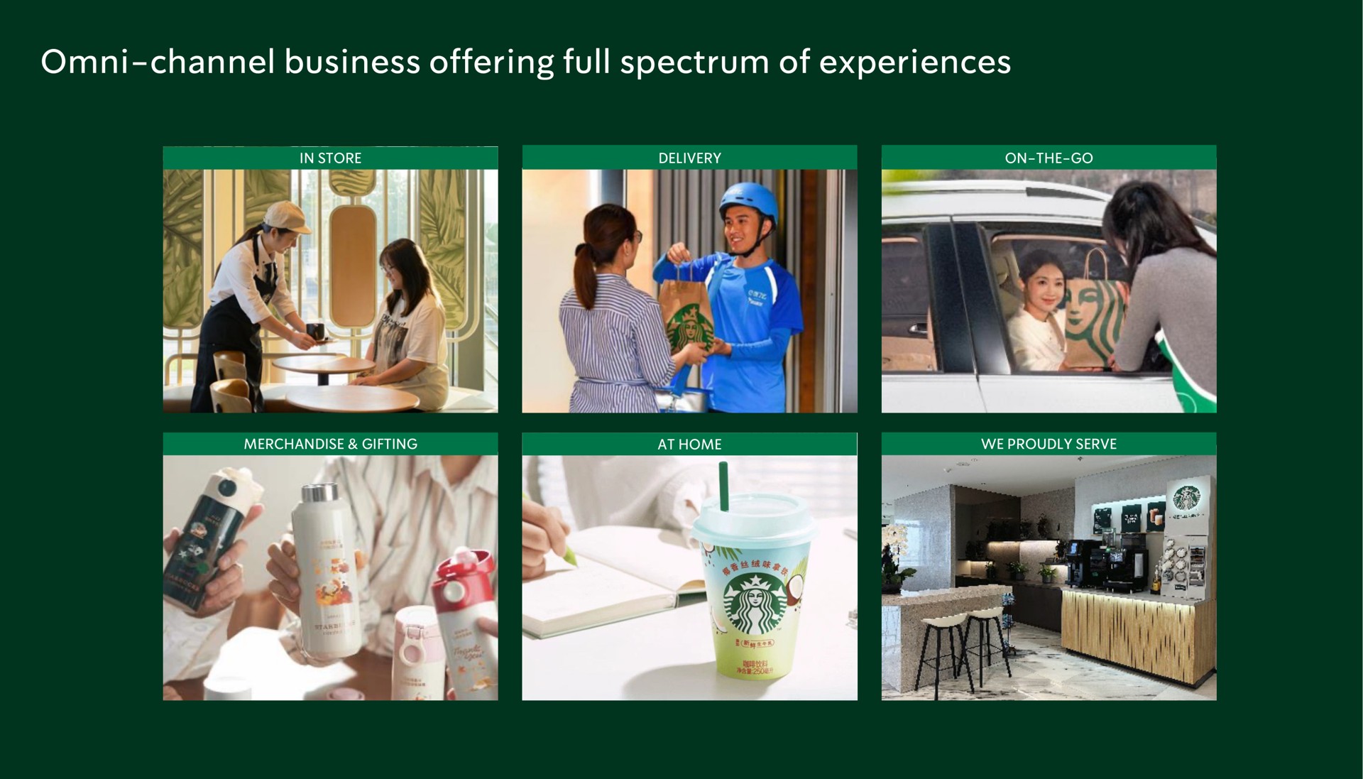 channel business offering full spectrum of experiences | Starbucks