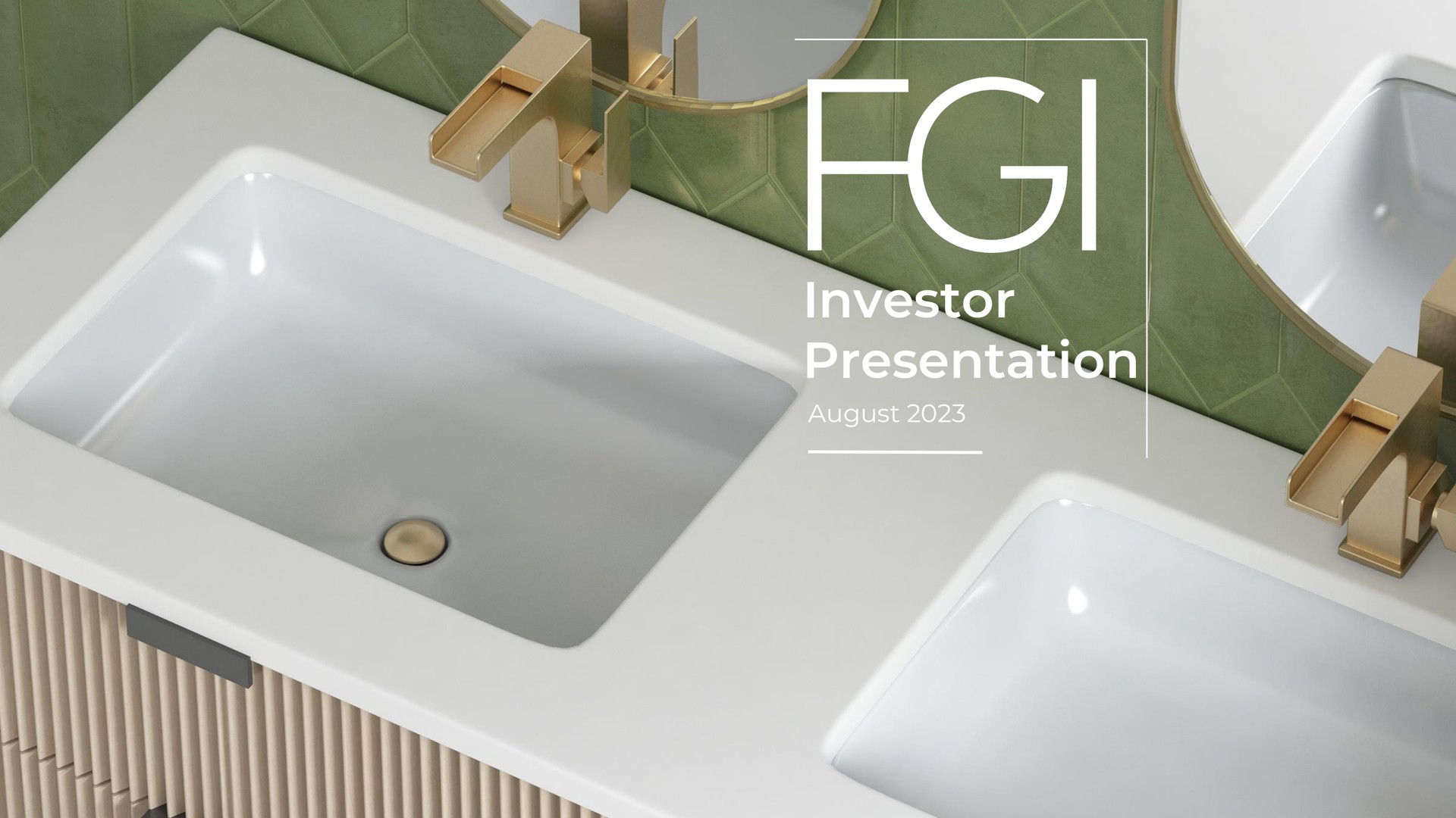 investor presentation | FGI Industries