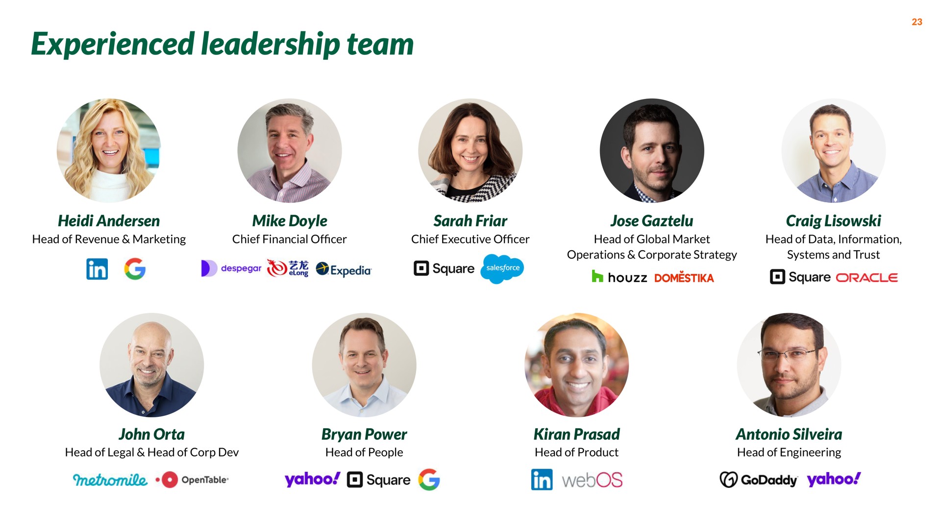 experienced leadership team | Nextdoor