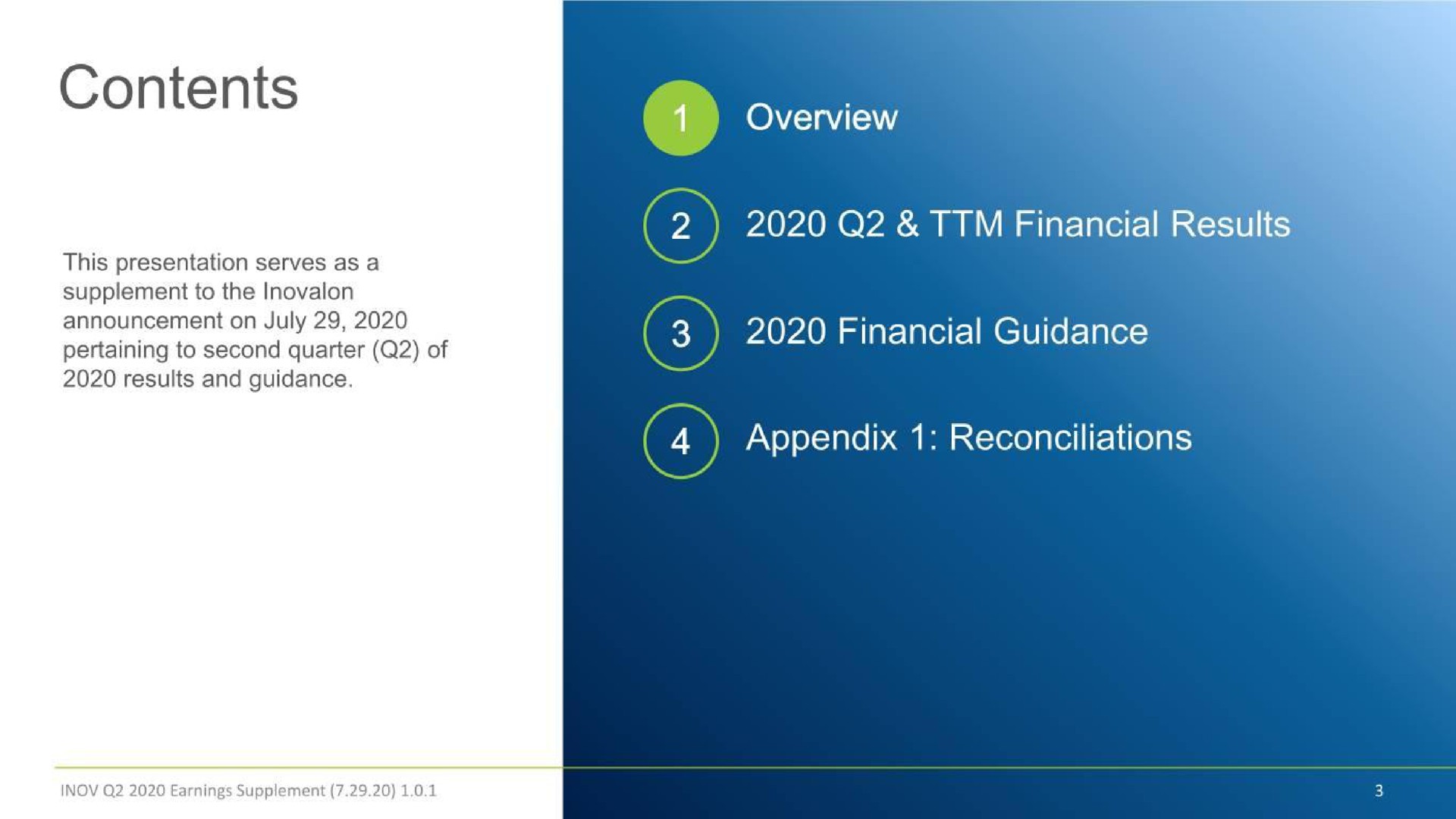 contents a overview awe financial guidance appendix reconciliations | Inovalon