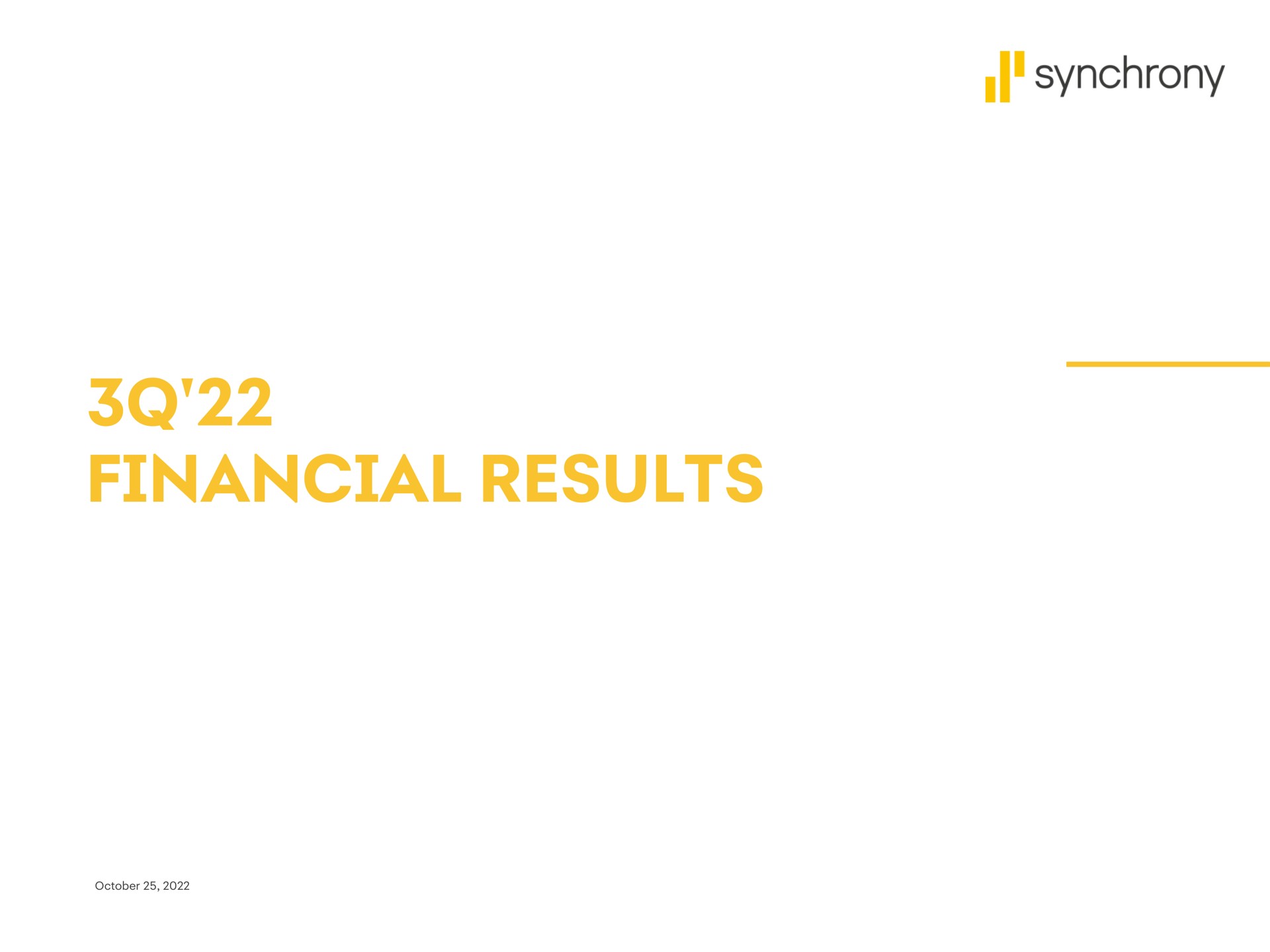 financial results synchrony | Synchrony Financial