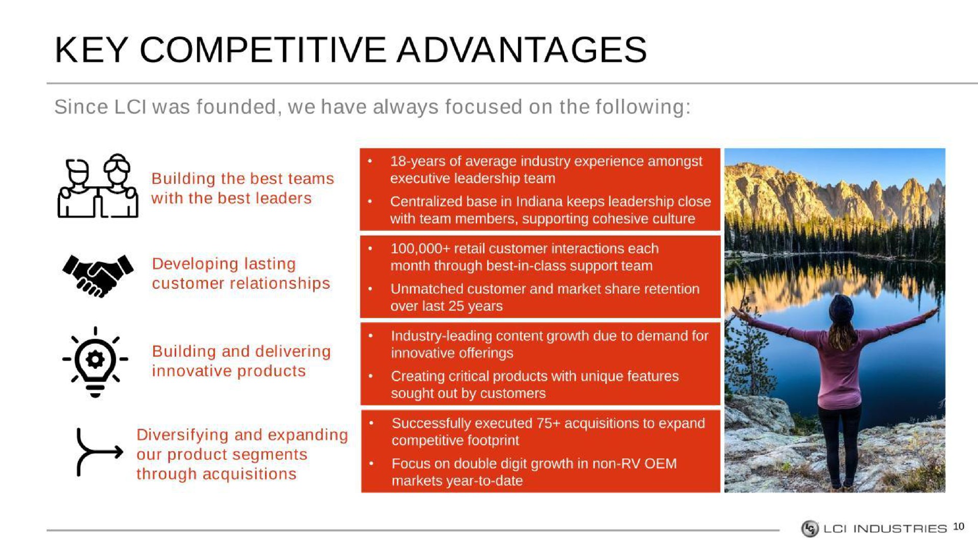 key competitive advantages | LCI Industries