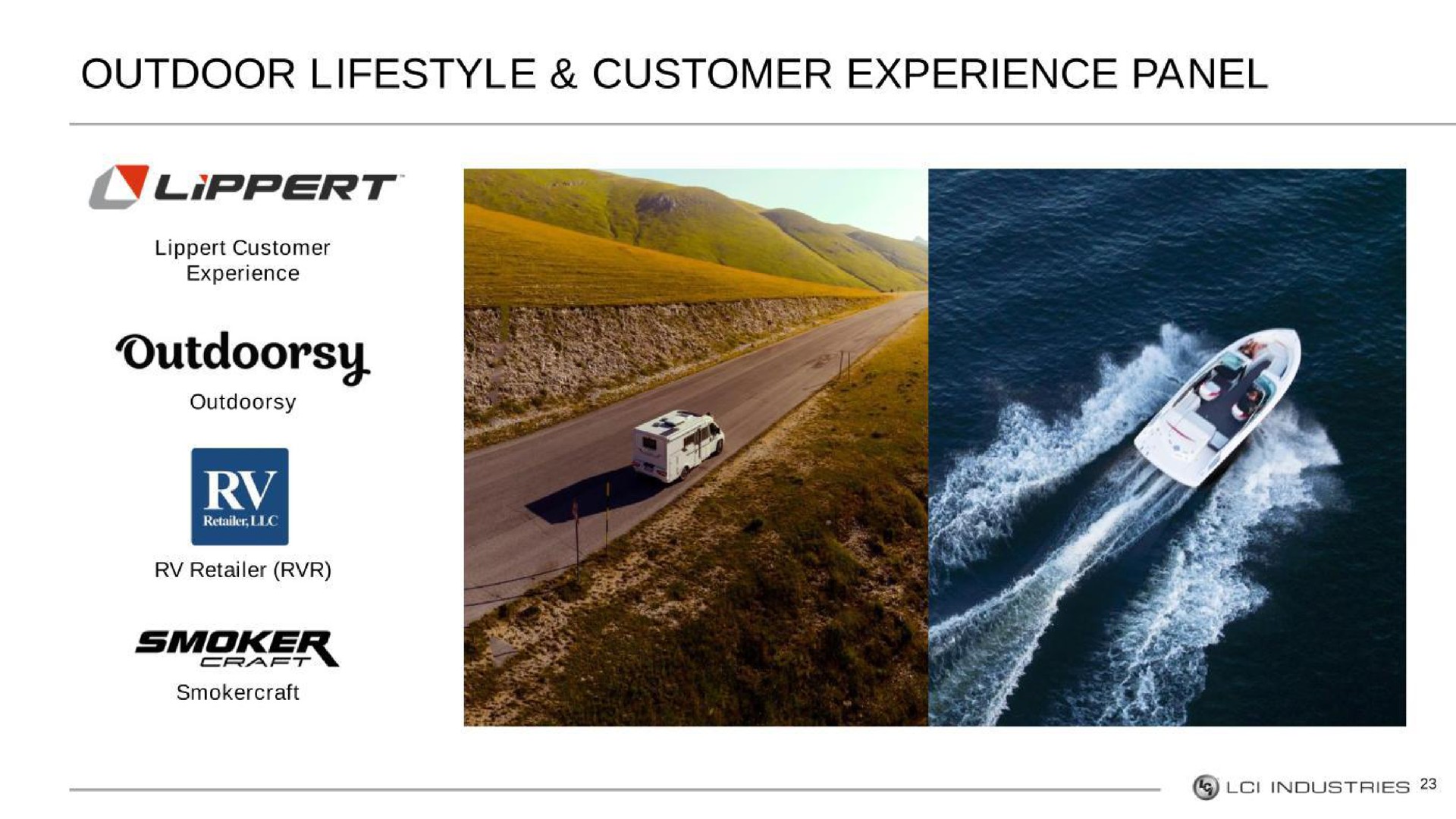 outdoor customer experience panel | LCI Industries