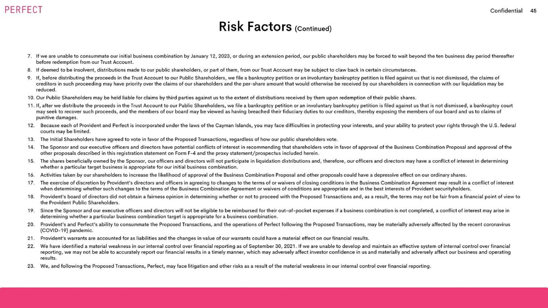 risk factors | Perfect