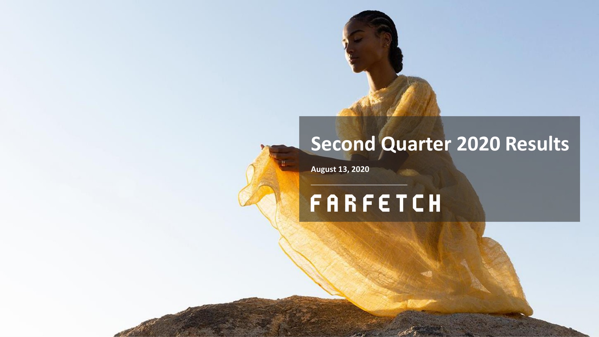 second quarter results tae | Farfetch
