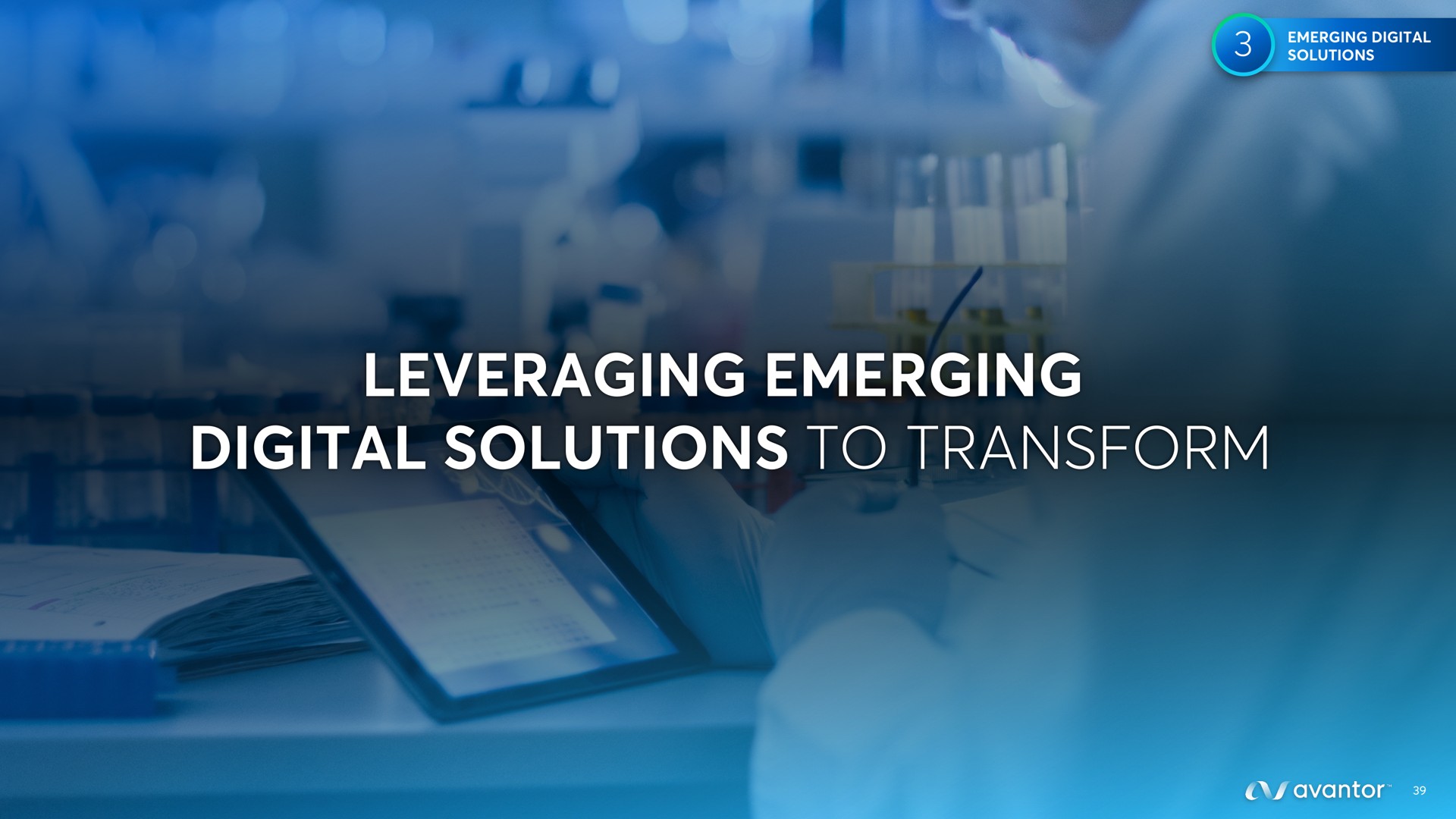 leveraging emerging digital solutions to transform | Avantor
