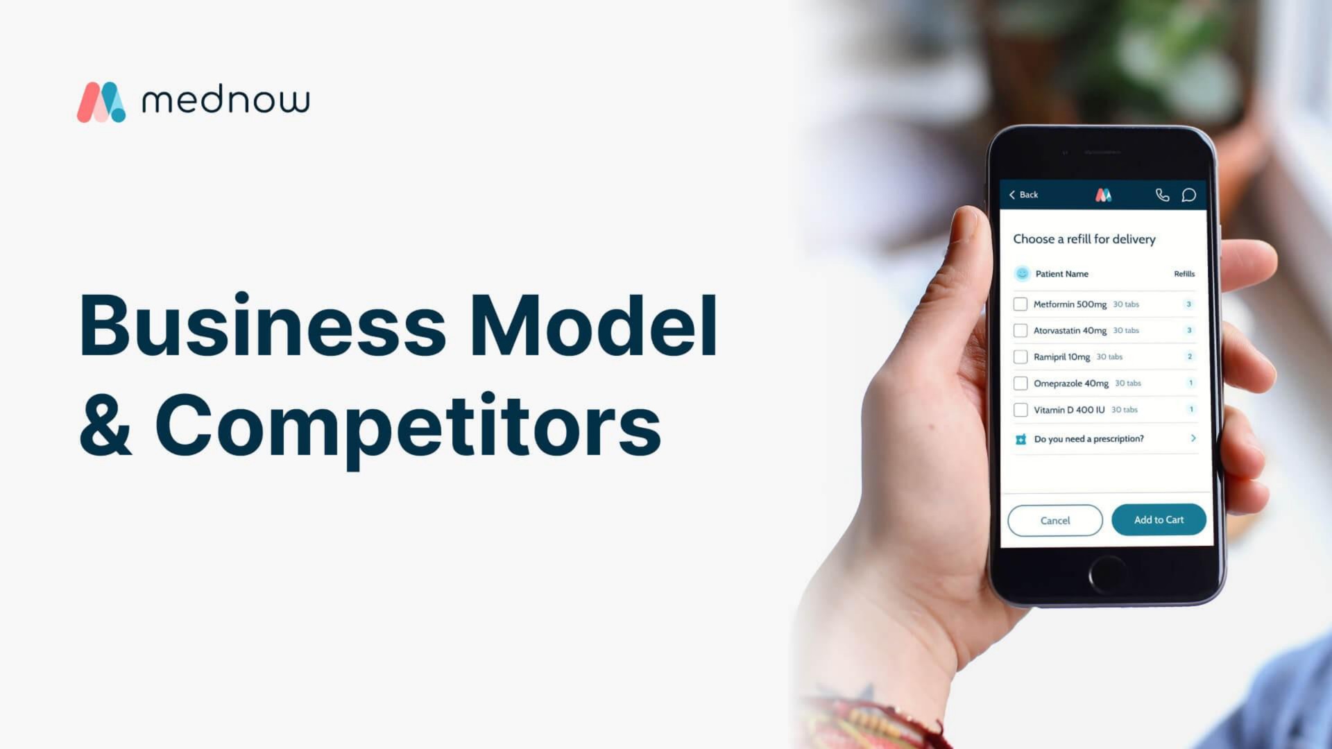 business model competitors | Mednow