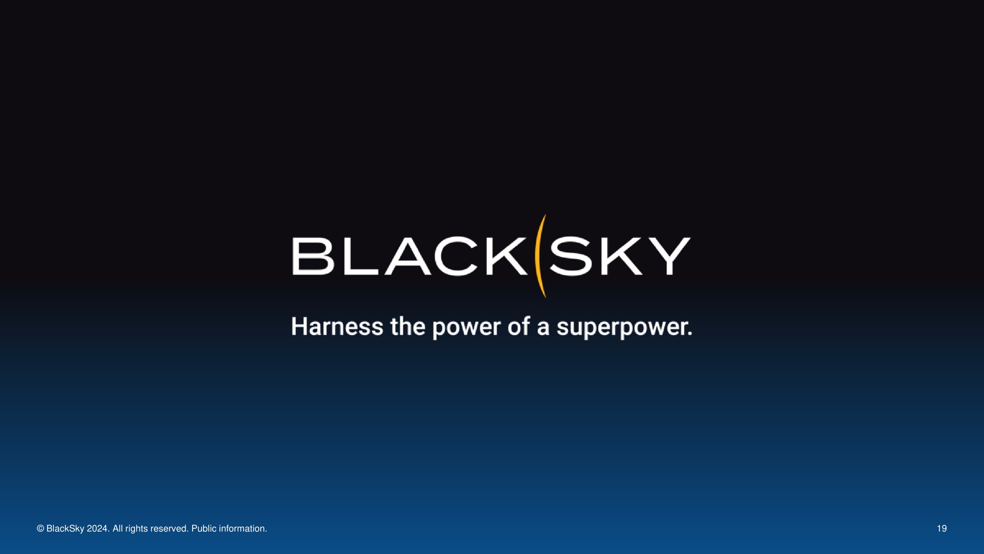 black sky harness the power of a superpower | BlackSky