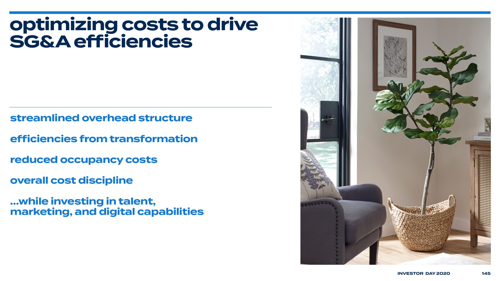 optimizing costs to drive a efficiencies | Bed Bath & Beyond
