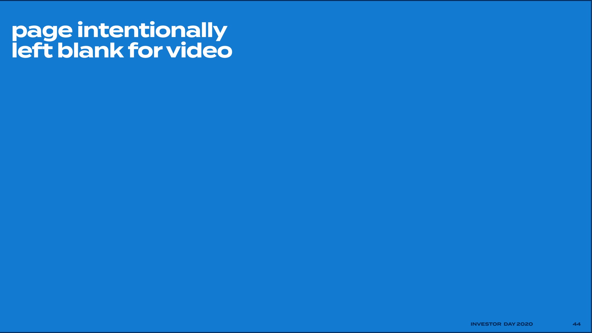 page intentionally left blank for video | Bed Bath & Beyond