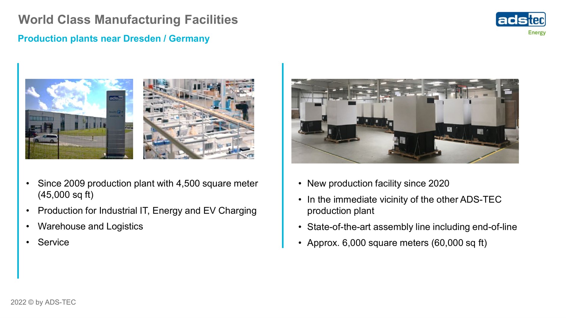 world class manufacturing facilities ads tec energy | ads-tec Energy