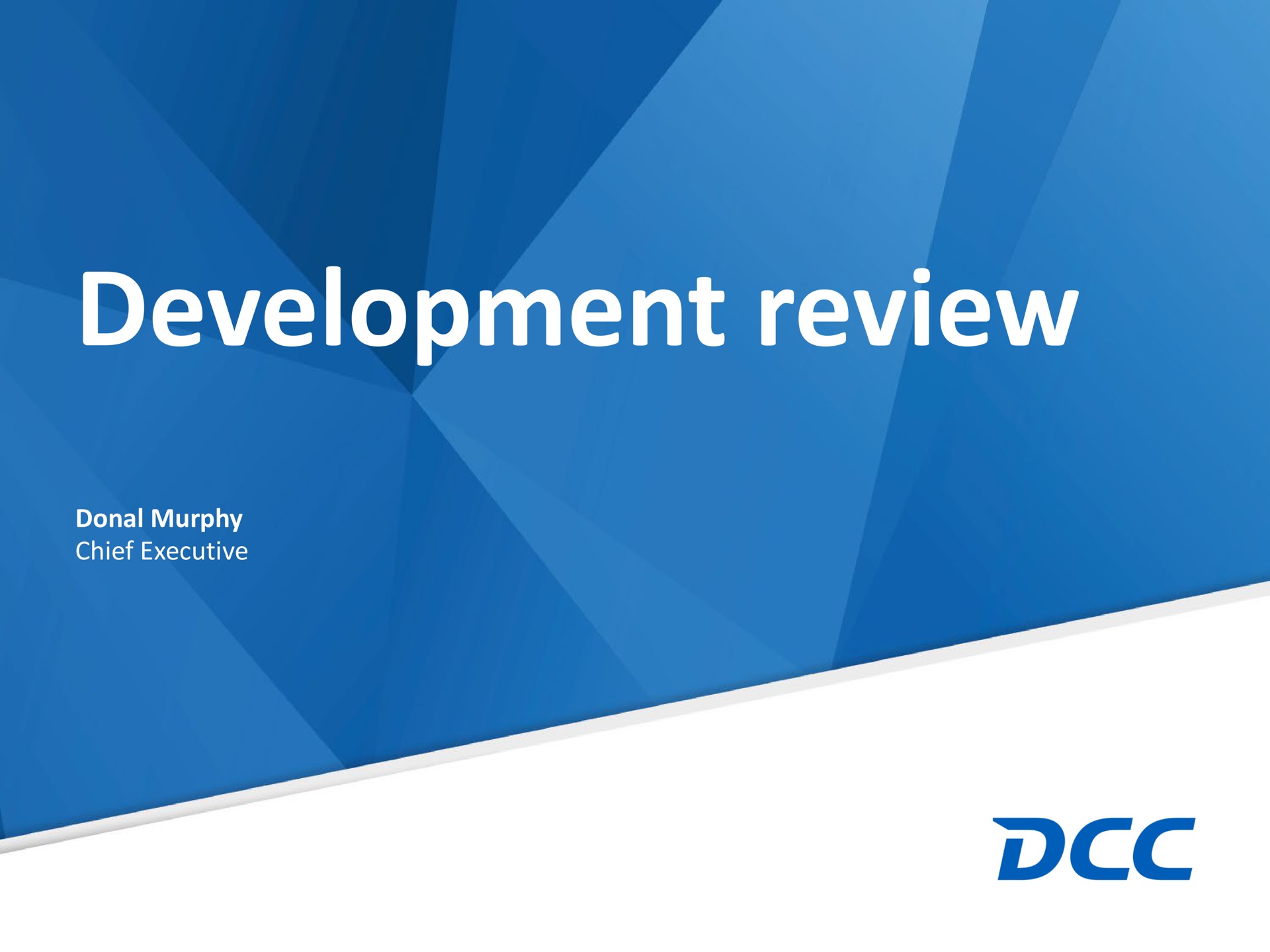 development review | DCC