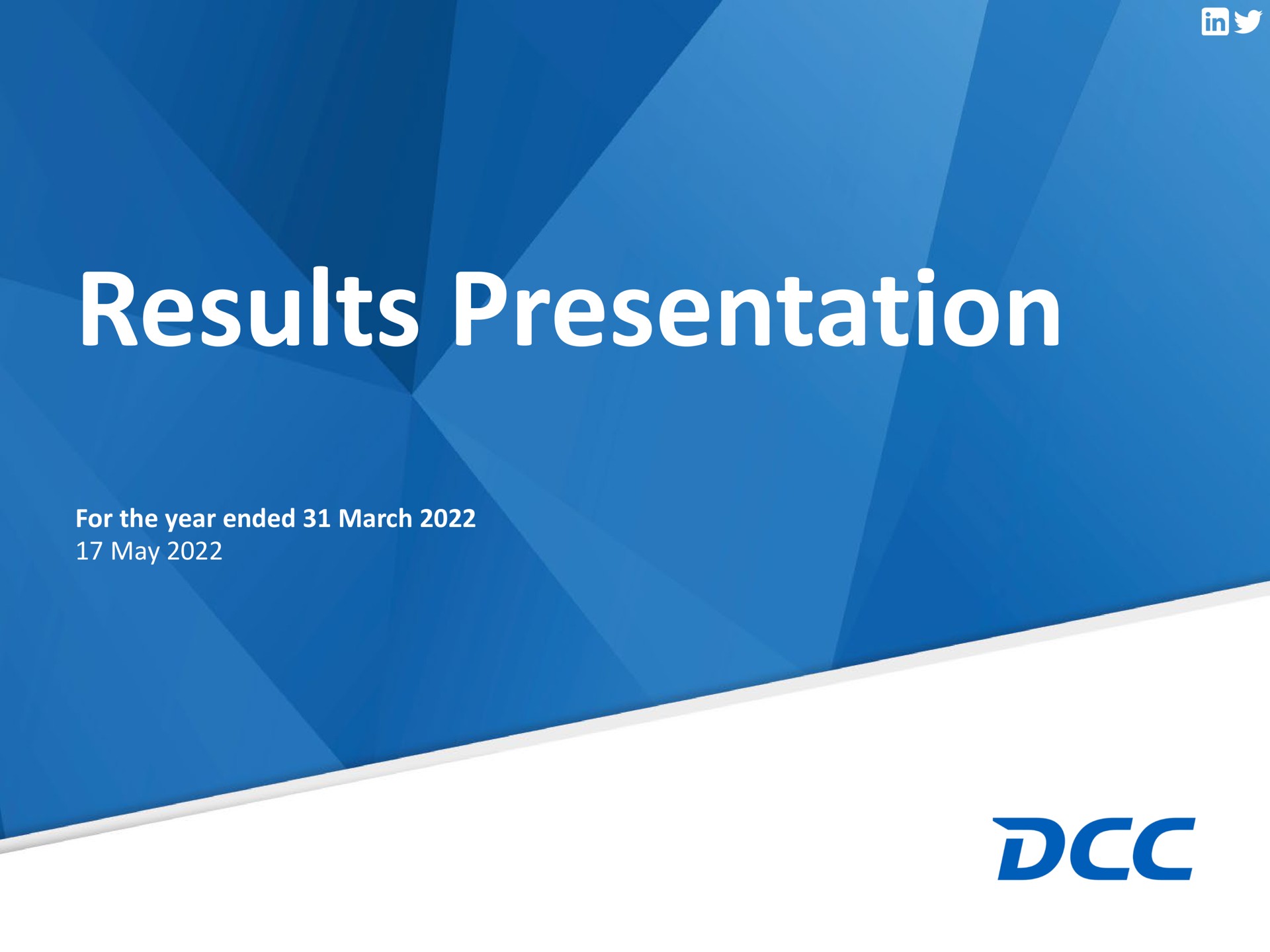 results presentation | DCC