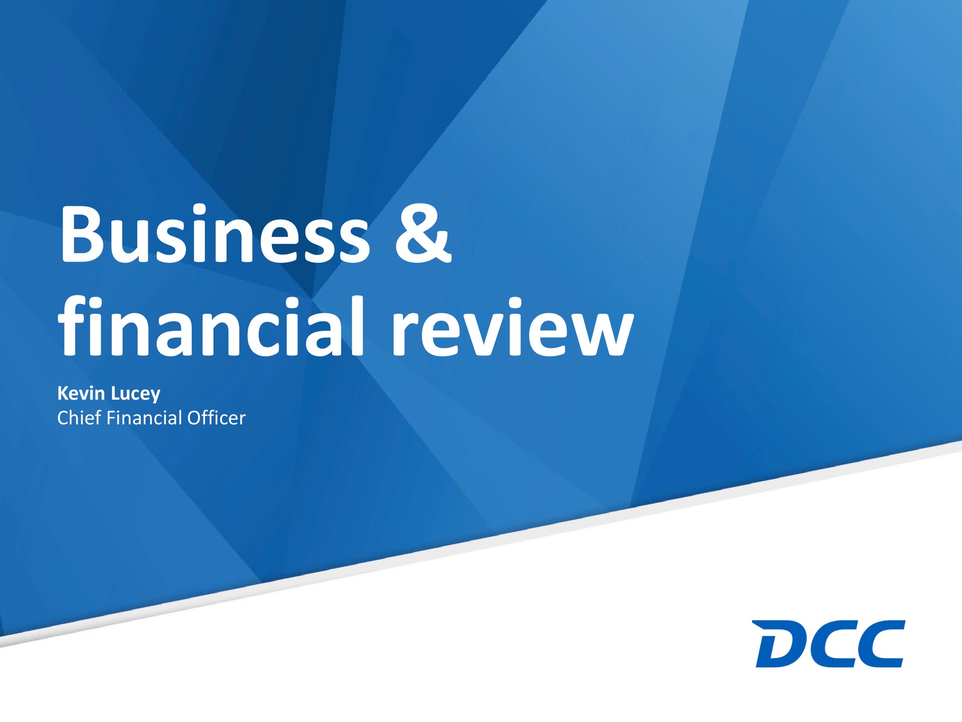 business financial review | DCC