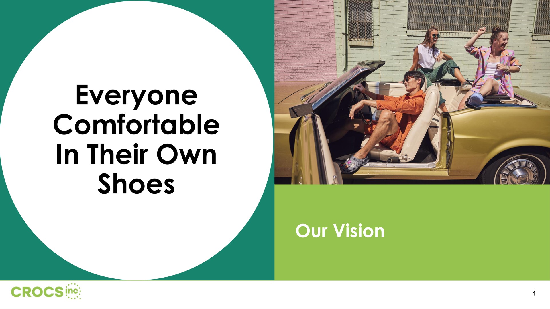 everyone comfortable in their own shoes our vision | Crocs