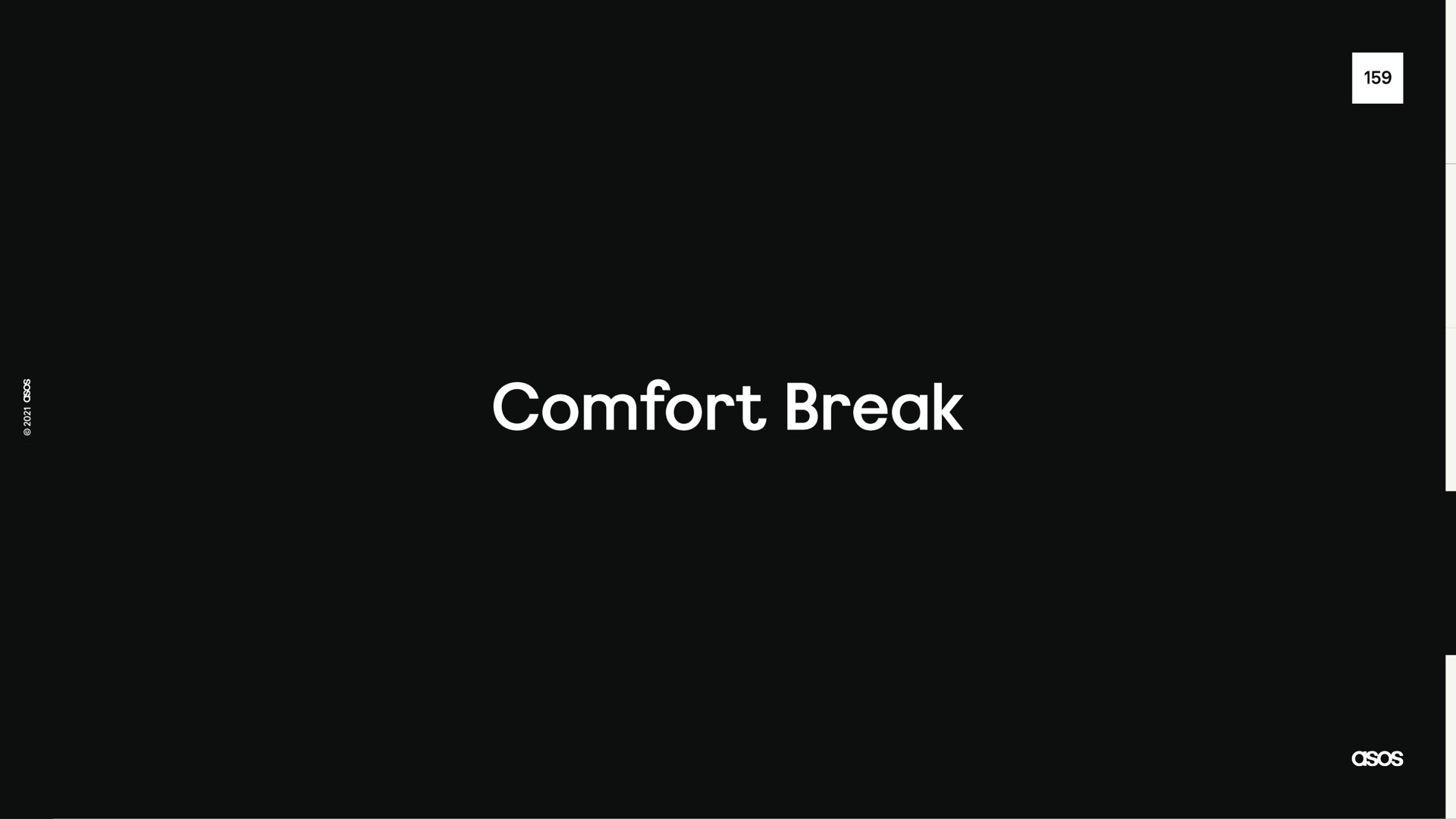 comfort break | Asos