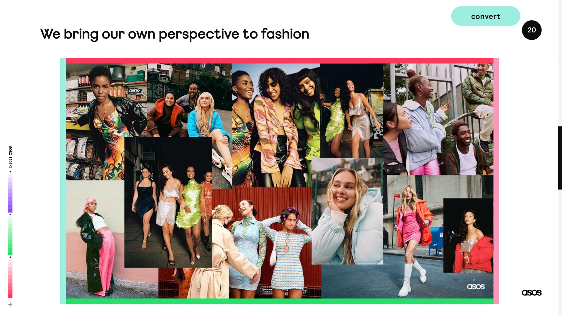 we bring our own perspective to fashion | Asos