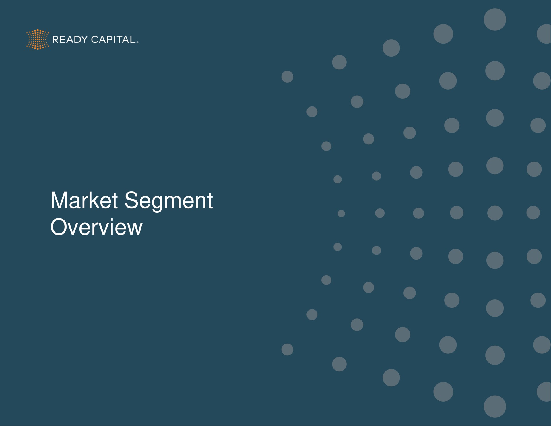 market segment overview gear | Ready Capital