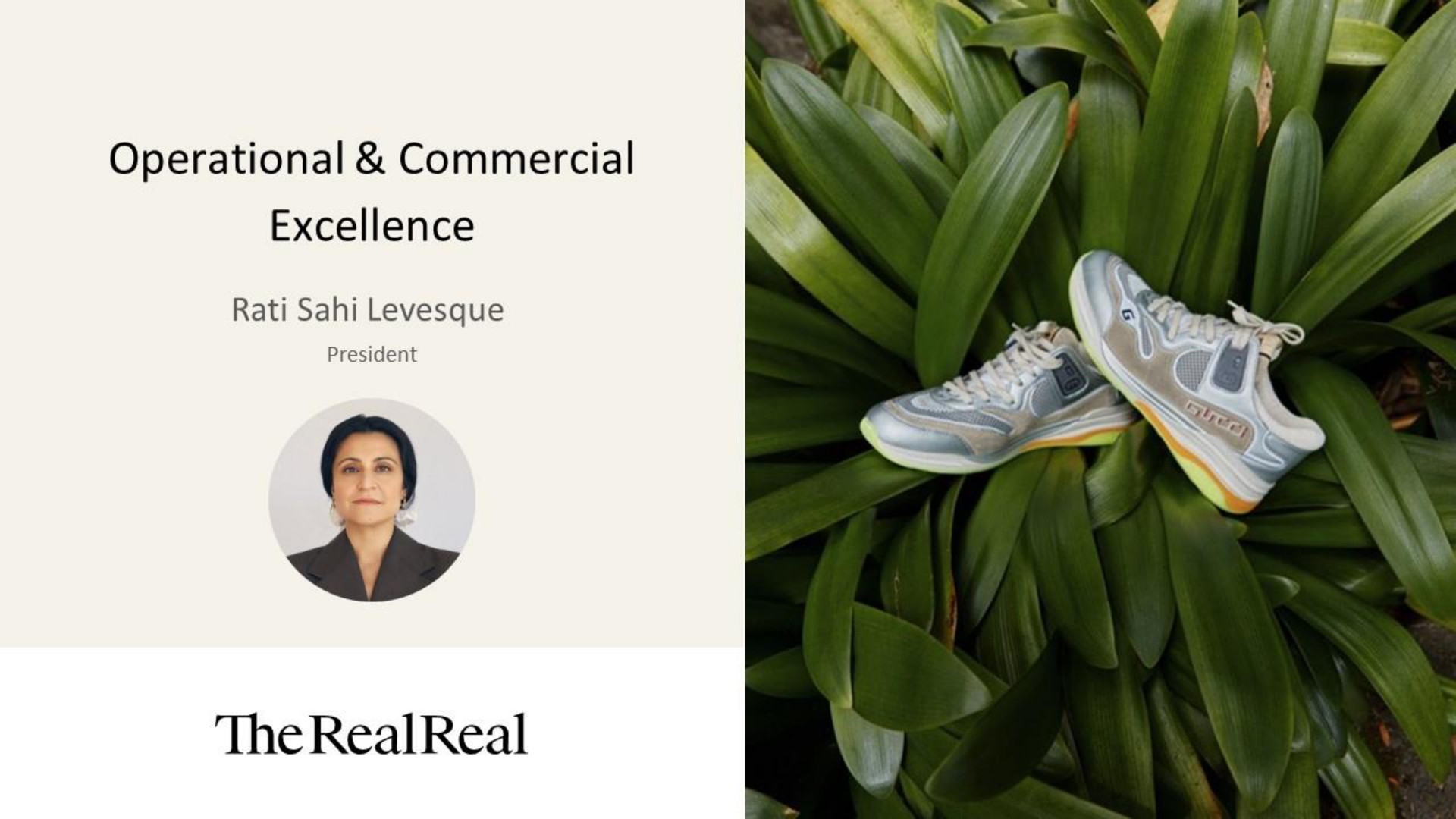 operational commercial excellence the | The RealReal