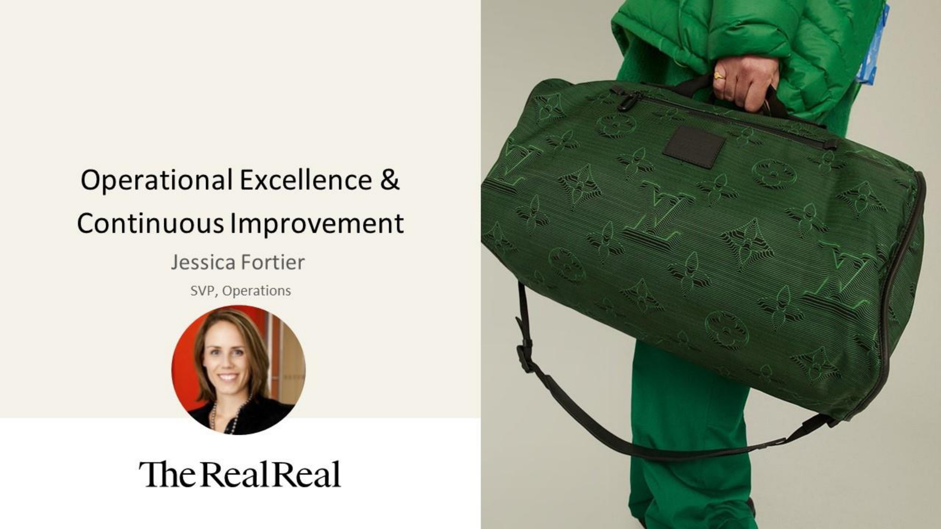 operational excellence continuous improvement the | The RealReal