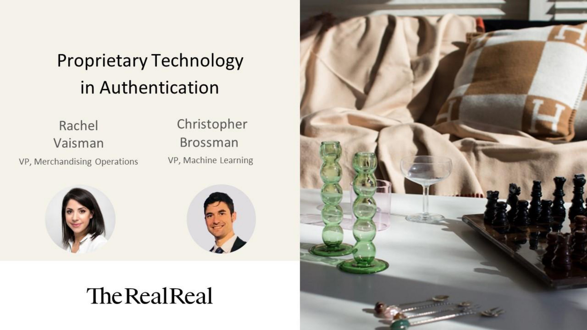 proprietary technology in authentication the | The RealReal
