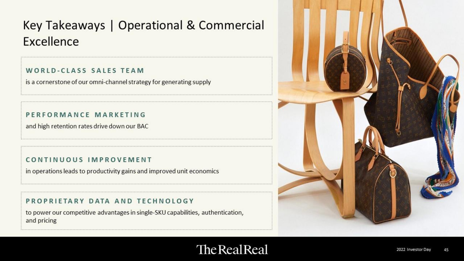 key operational commercial excellence | The RealReal