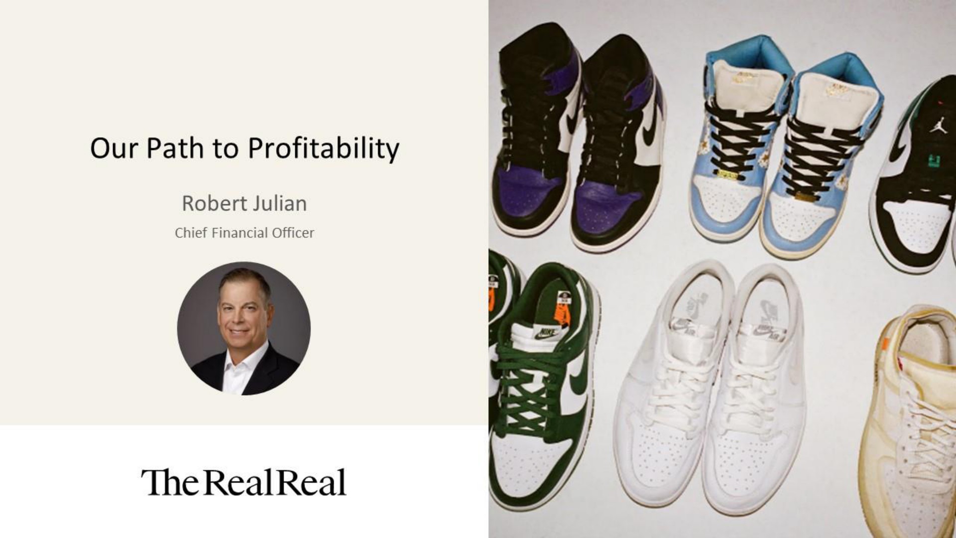our path to profitability the | The RealReal