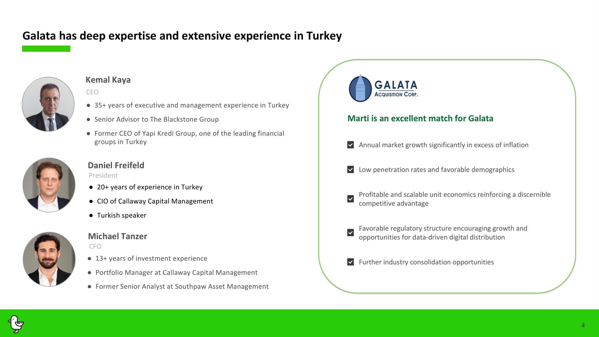 has deep and extensive experience in turkey | Marti