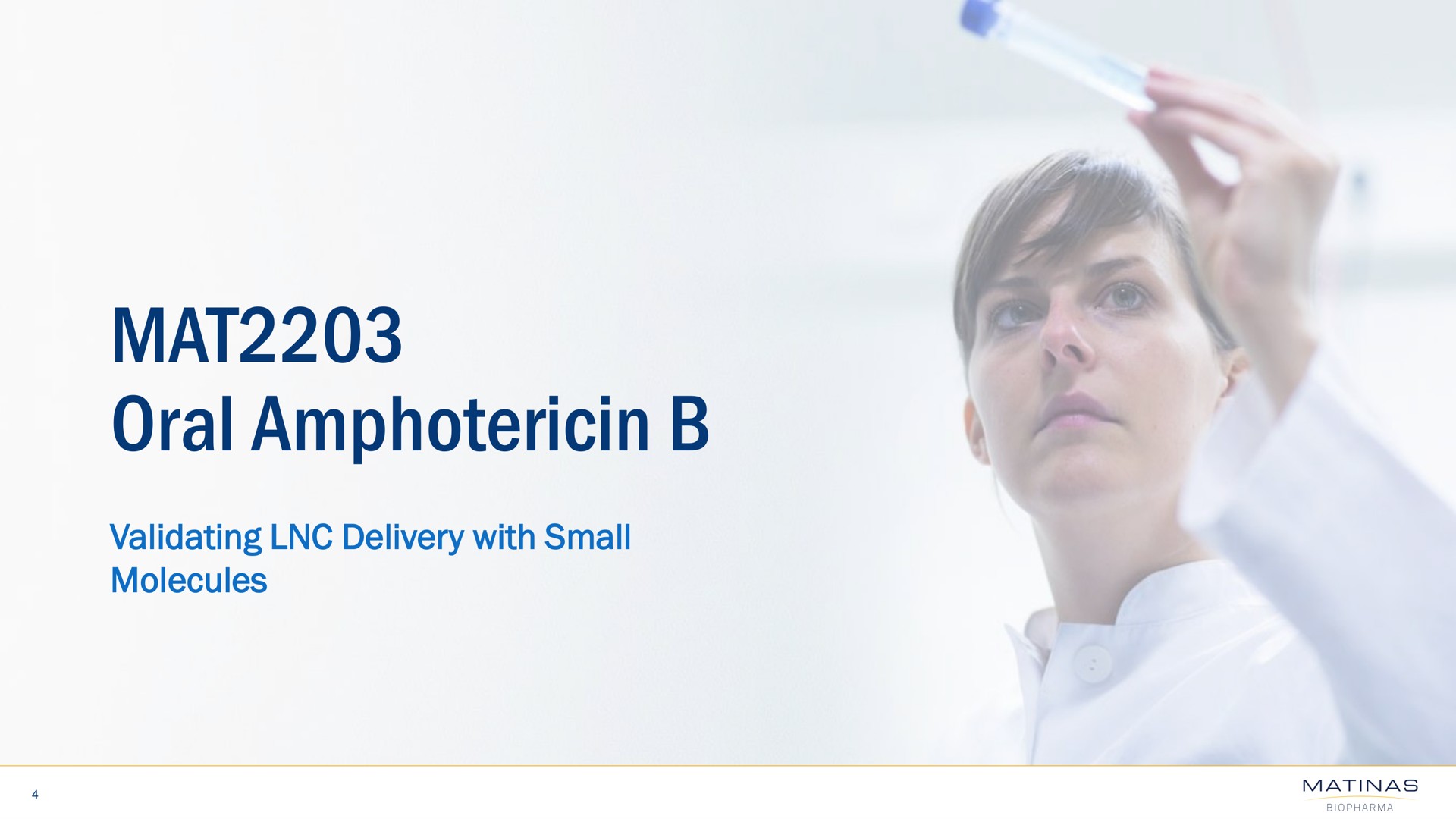 mat oral validating delivery with small molecules | Matinas BioPharma