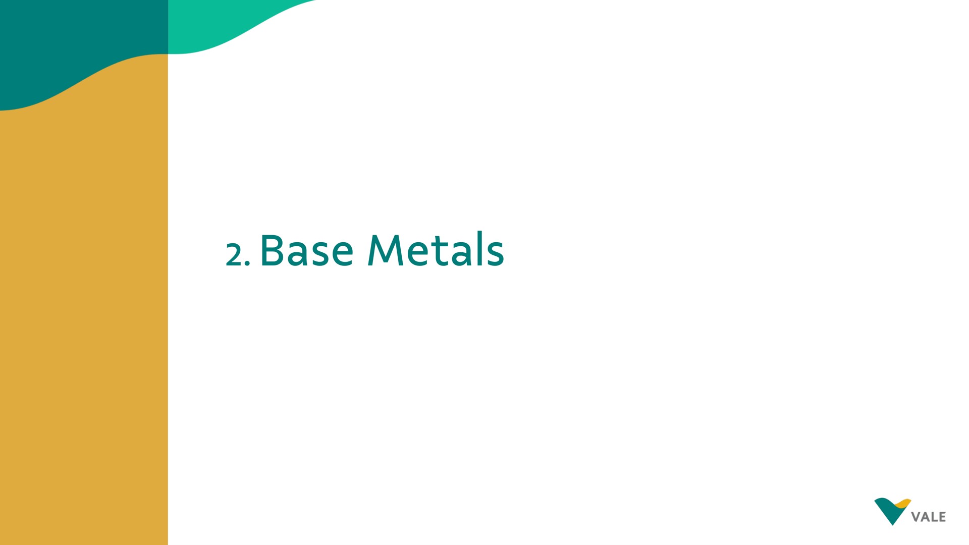 base metals | Vale