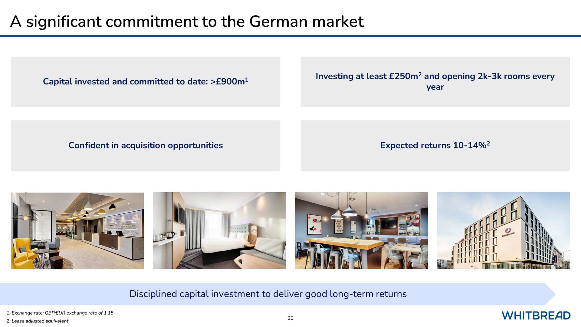a significant commitment to the german market | Whitebread