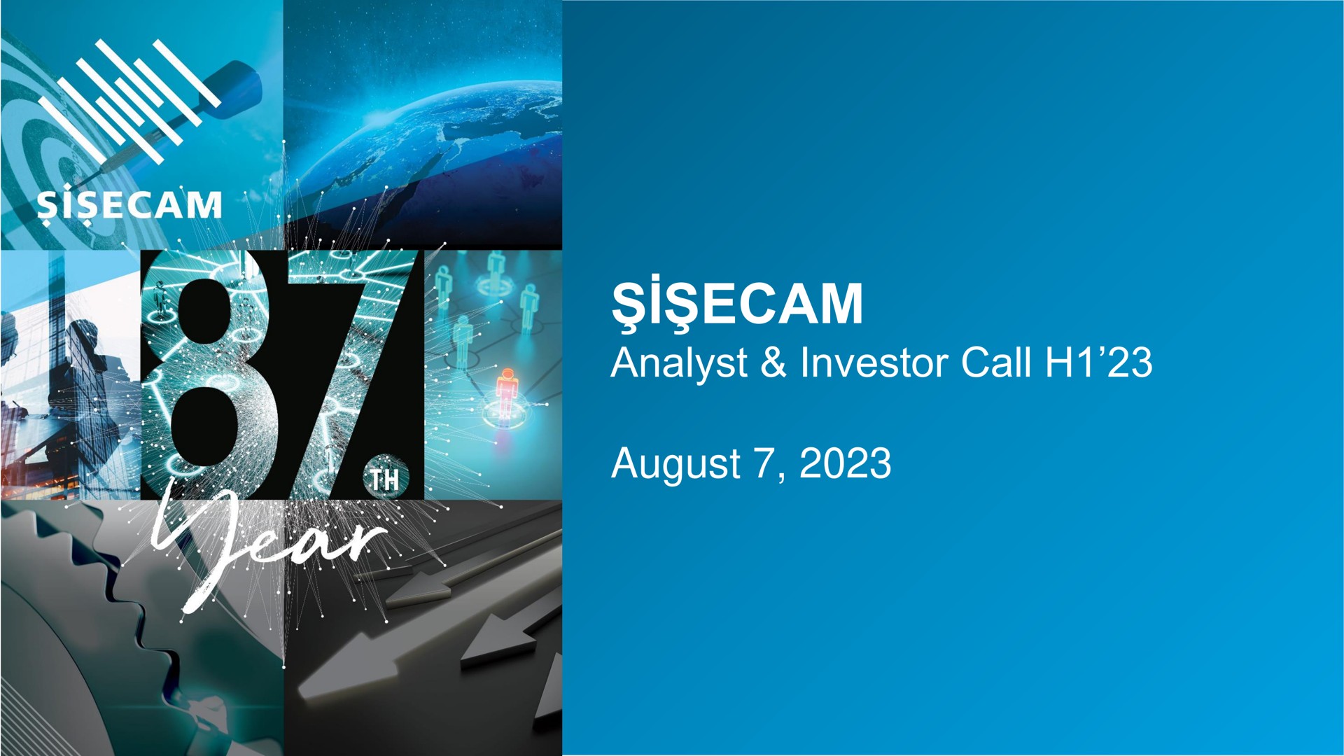 analyst investor call august | Sisecam Resources