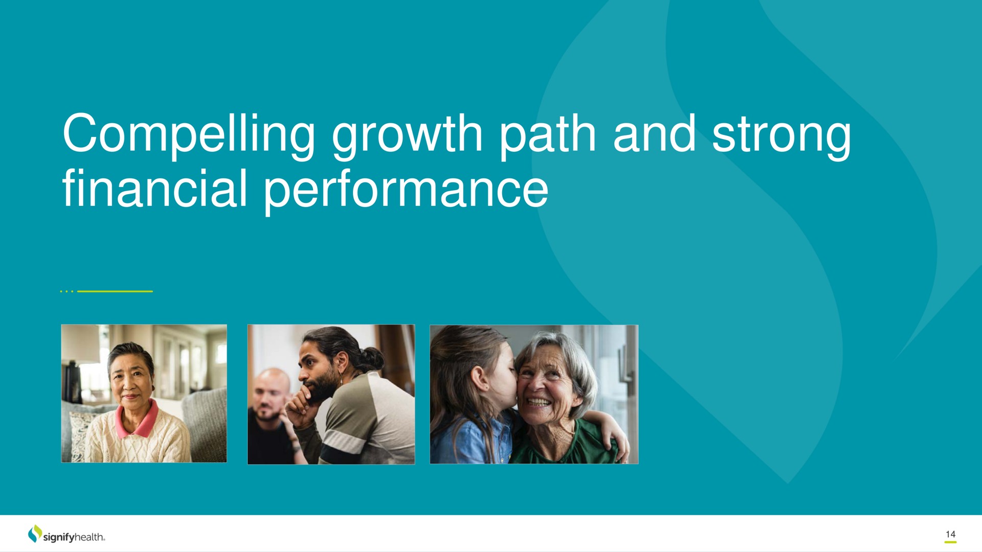 compelling growth path and strong financial performance | Signify Health
