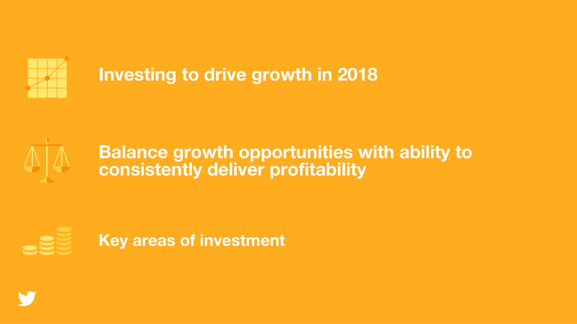 investing to drive growth in balance growth opportunities with ability to consistently deliver profitability key areas of investment con a alt | Twitter