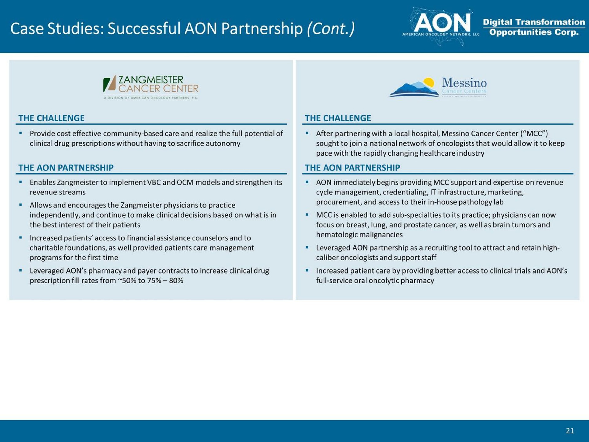 case studies successful partnership nye lite rit a | American Oncology Network