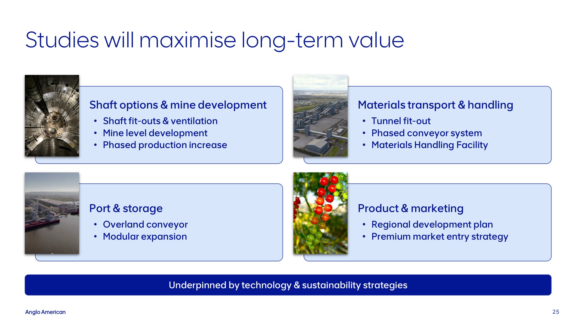 studies will long term value | AngloAmerican
