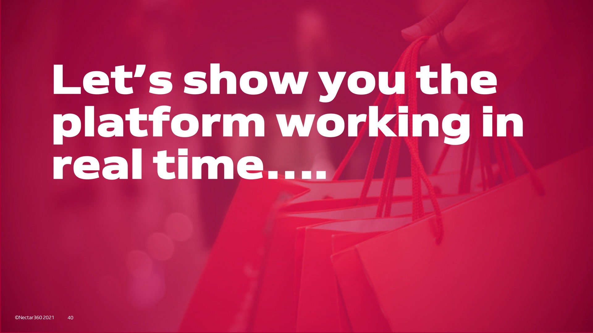 let show you the platform working in real time | Sainsbury's