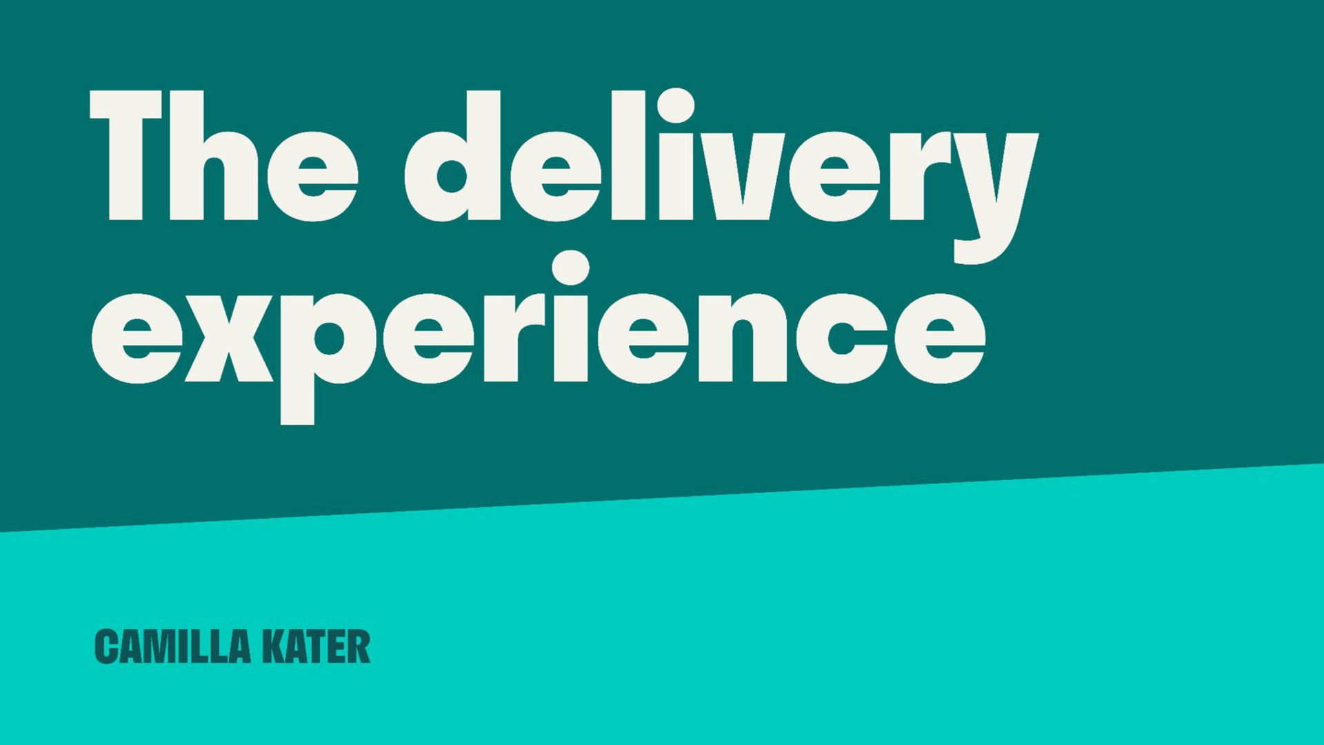 ate experience | Deliveroo