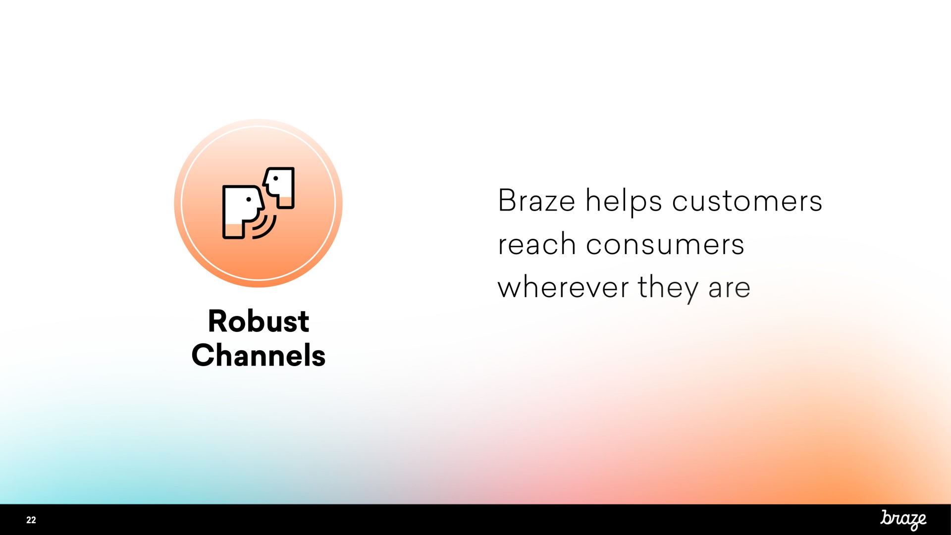 braze helps customers reach consumers wherever they are robust channels | Braze