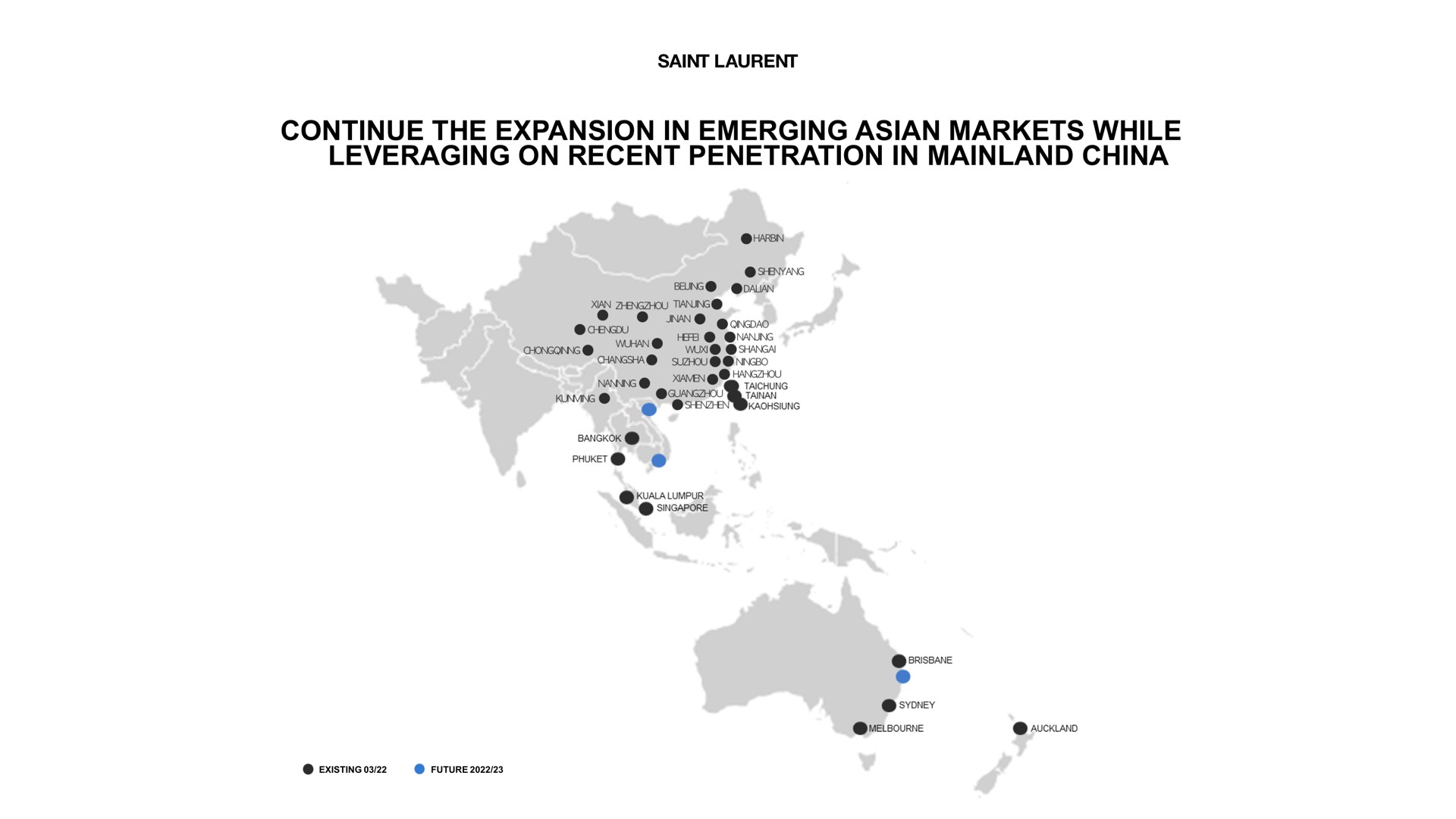 continue the expansion in emerging markets while leveraging on recent penetration in china | Kering