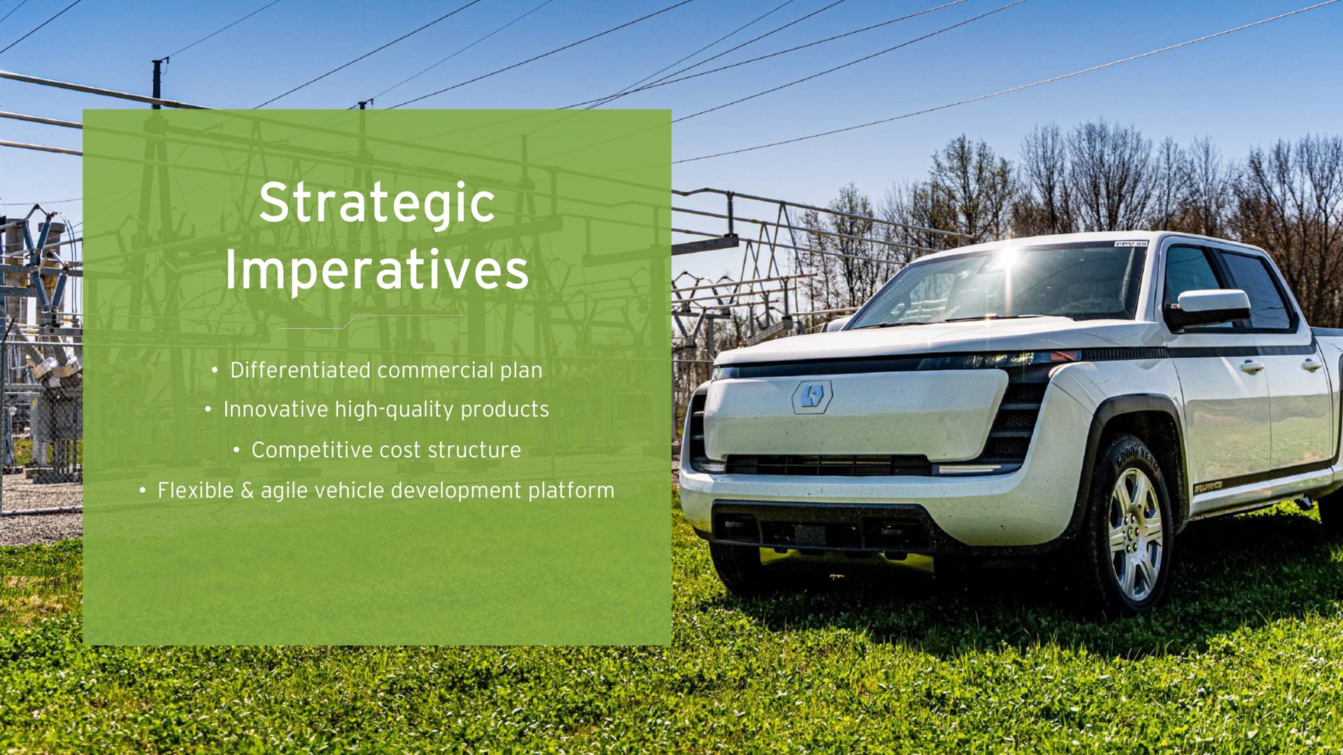 strategic imperatives | Lordstown Motors