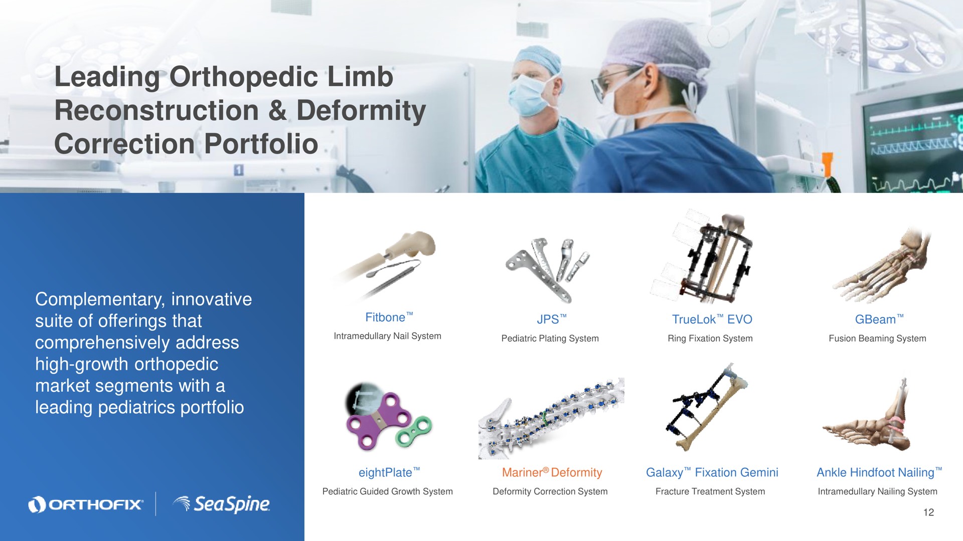 leading orthopedic limb reconstruction deformity correction portfolio a be | Orthofix