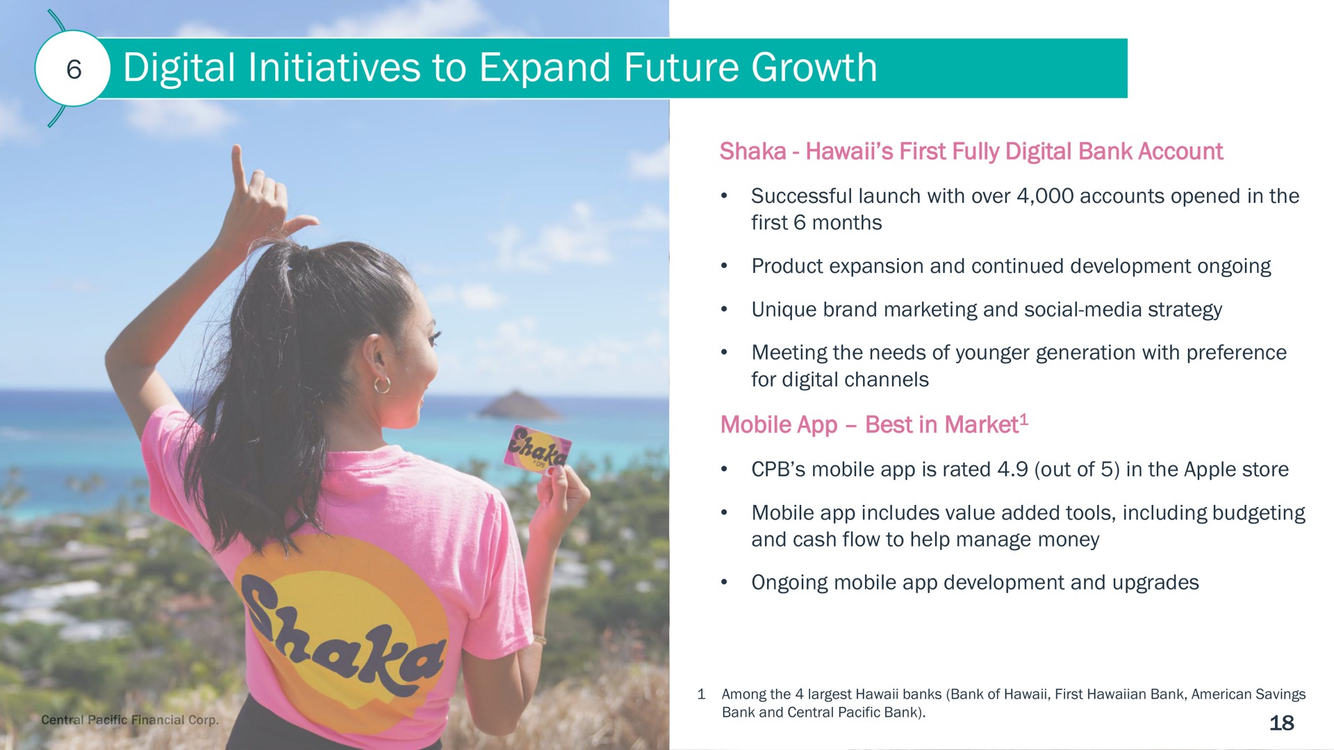 digital initiatives to expand future growth | Central Pacific Financial